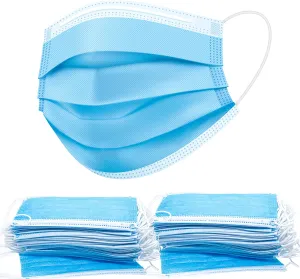10 PCS Medical Surgical Dental Disposable Dust Mouth Cover 4-PLY Face Mask