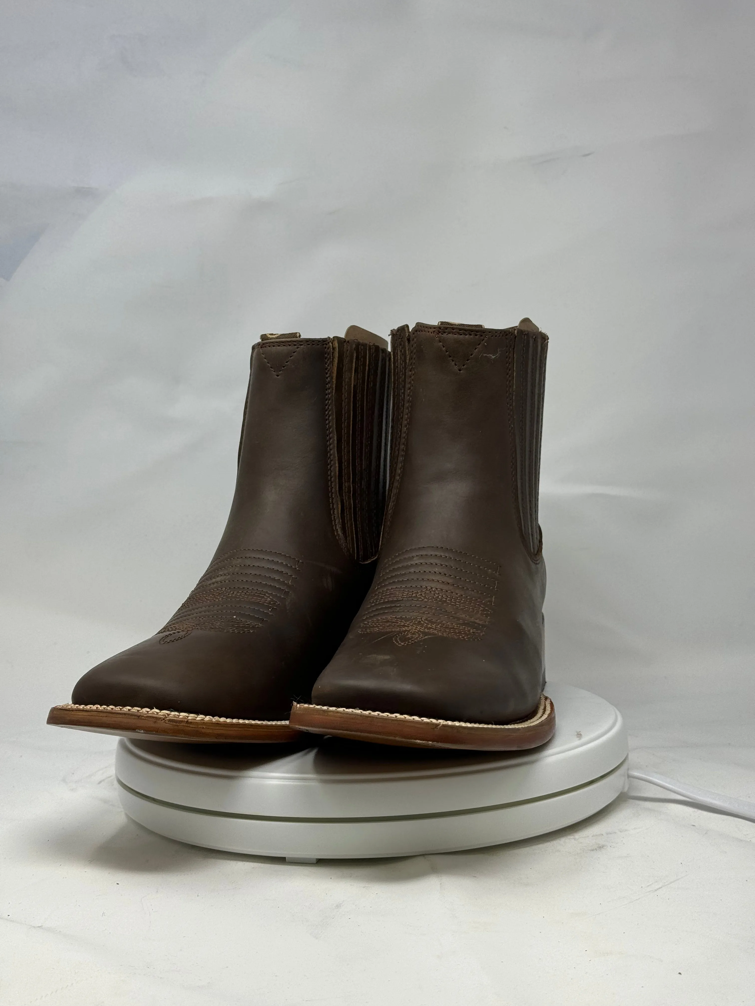 1000 | Crazy Horse Tan H-toe Chelsea Boots