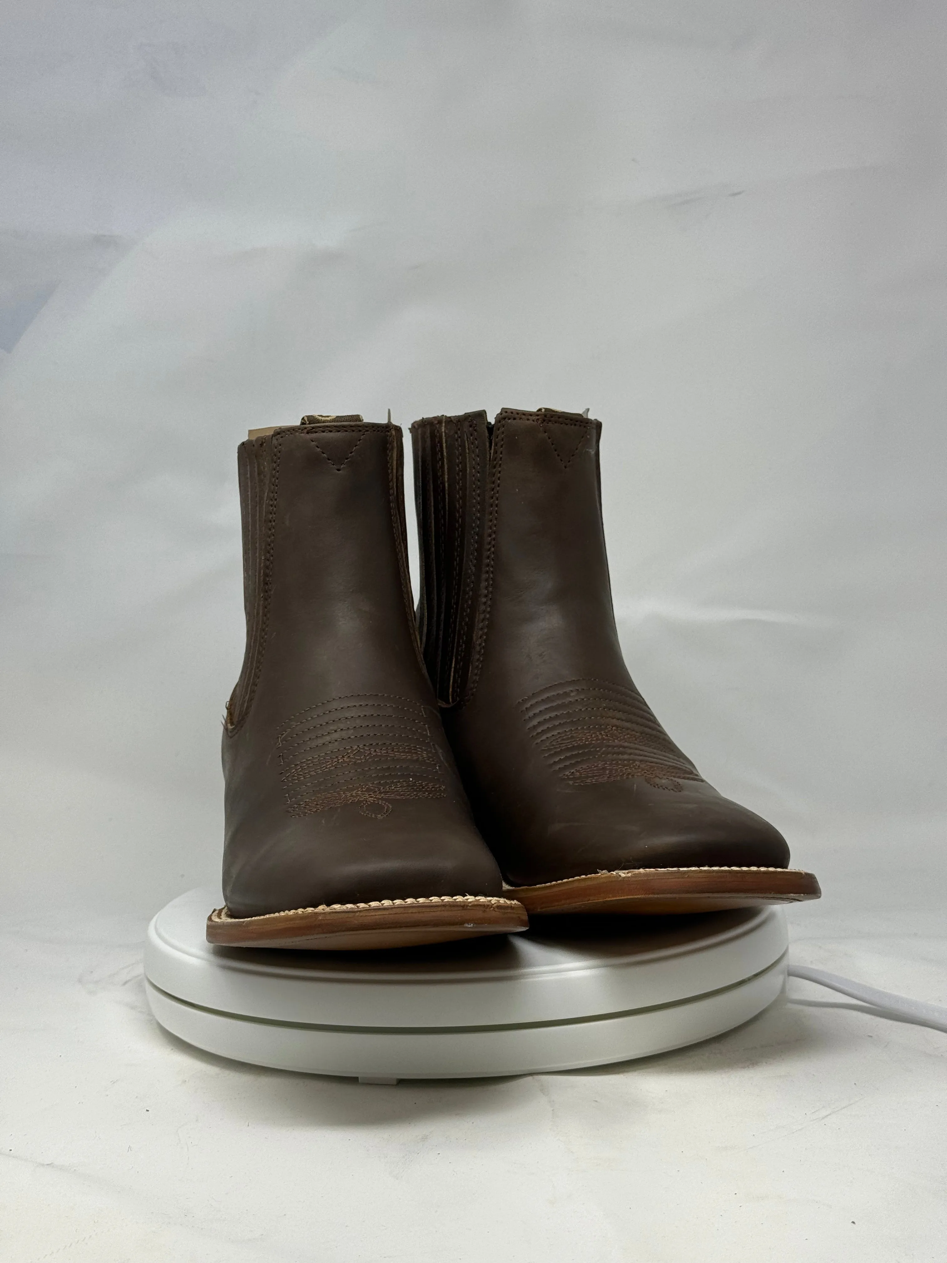 1000 | Crazy Horse Tan H-toe Chelsea Boots