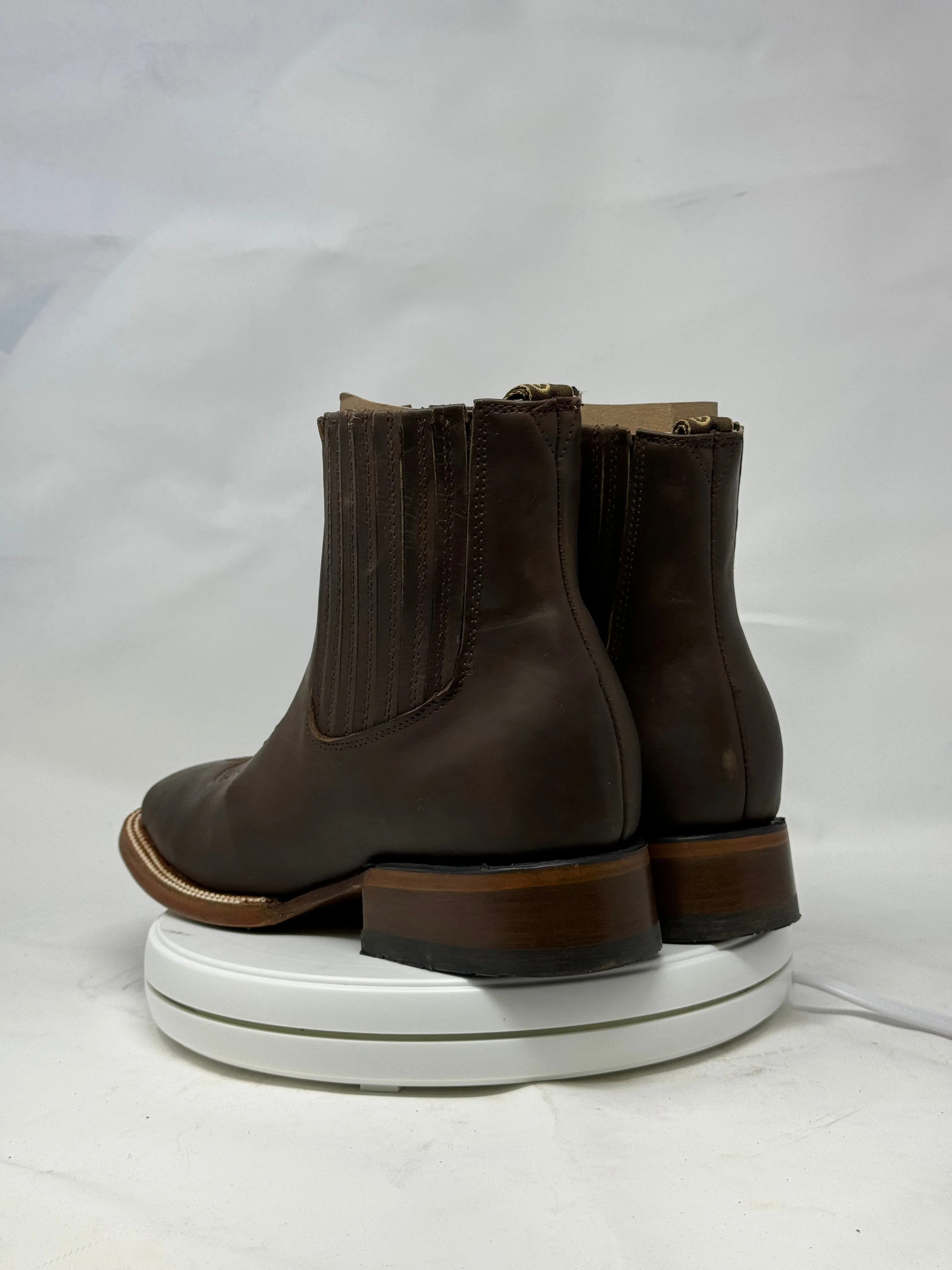 1000 | Crazy Horse Tan H-toe Chelsea Boots
