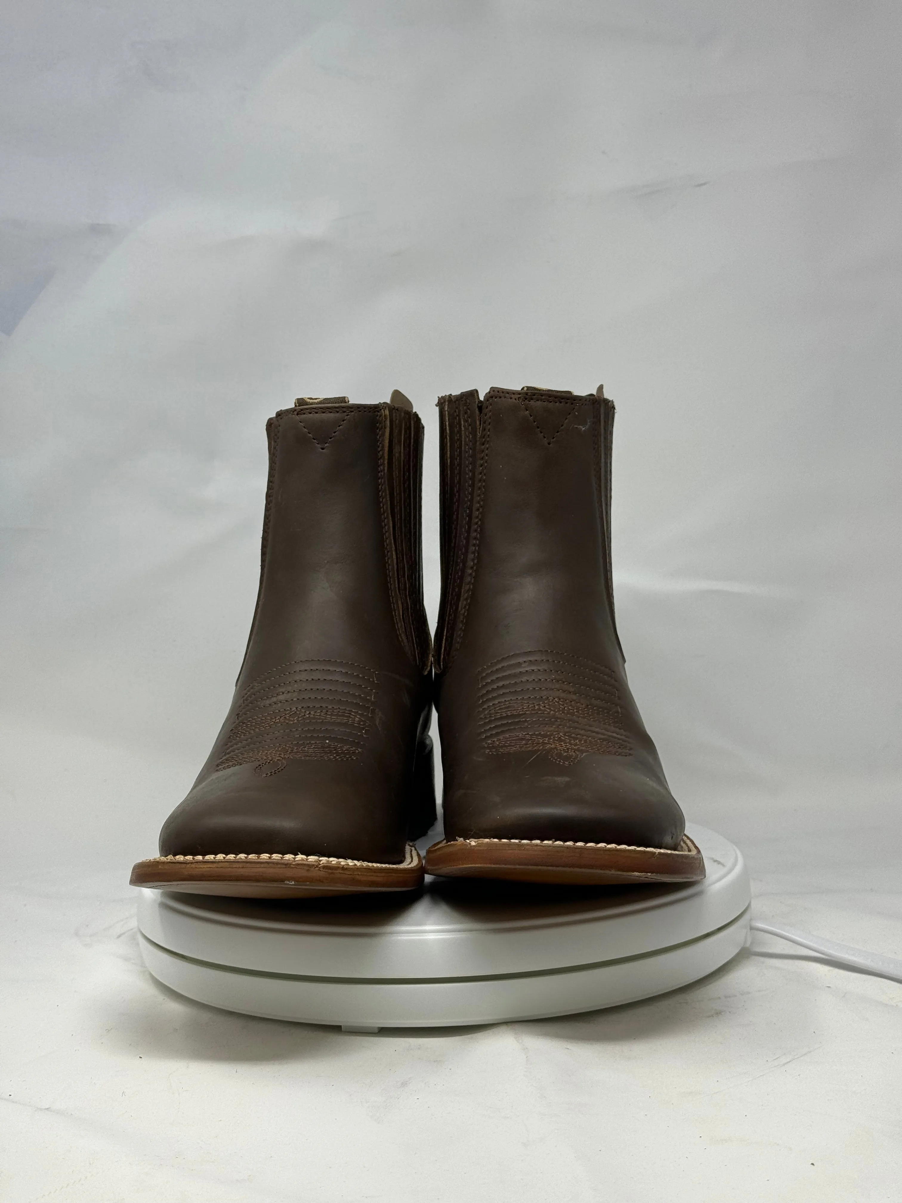 1000 | Crazy Horse Tan H-toe Chelsea Boots