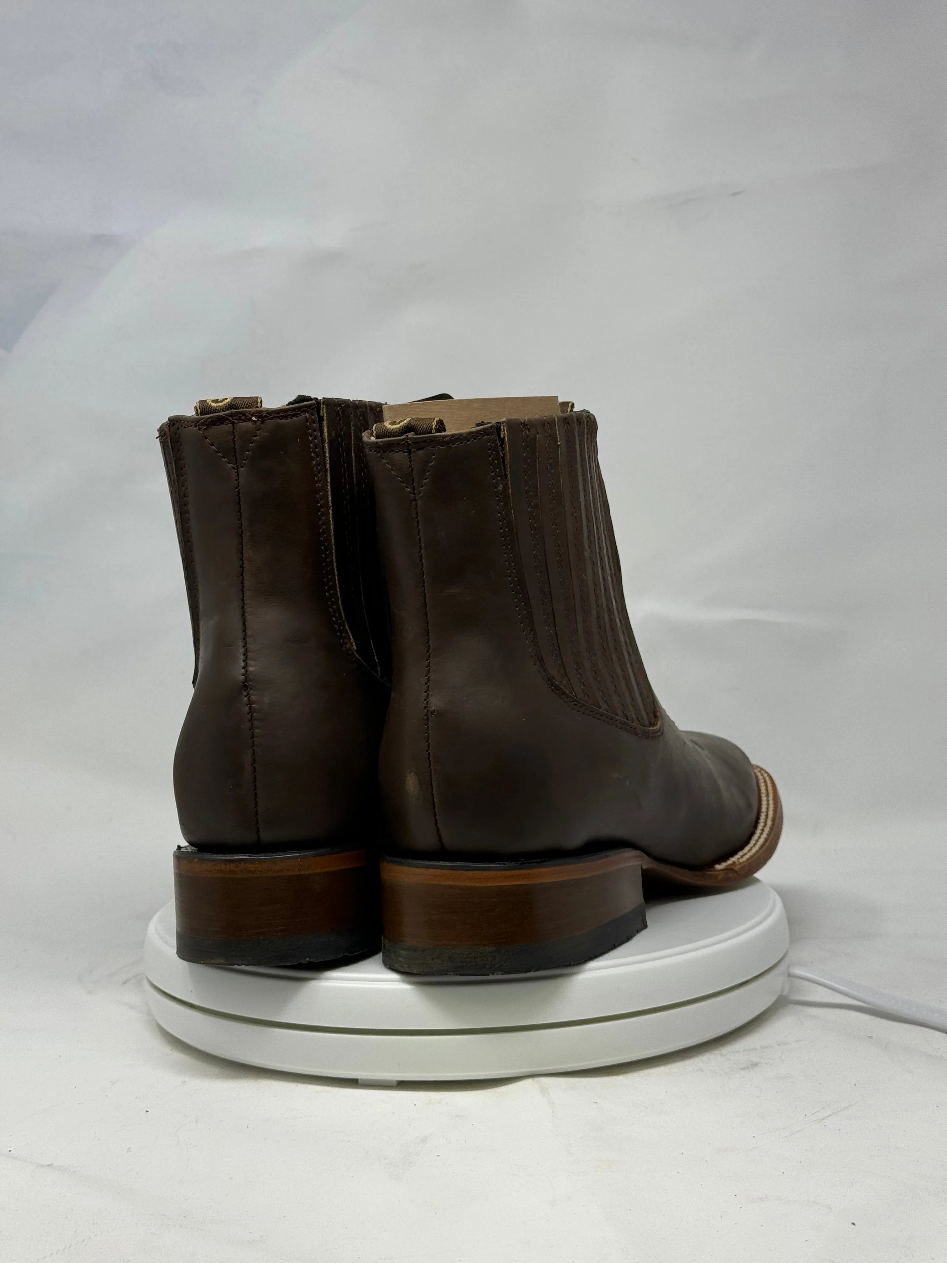 1000 | Crazy Horse Tan H-toe Chelsea Boots