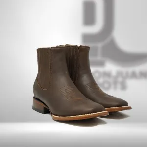 1000 | Crazy Horse Tan H-toe Chelsea Boots