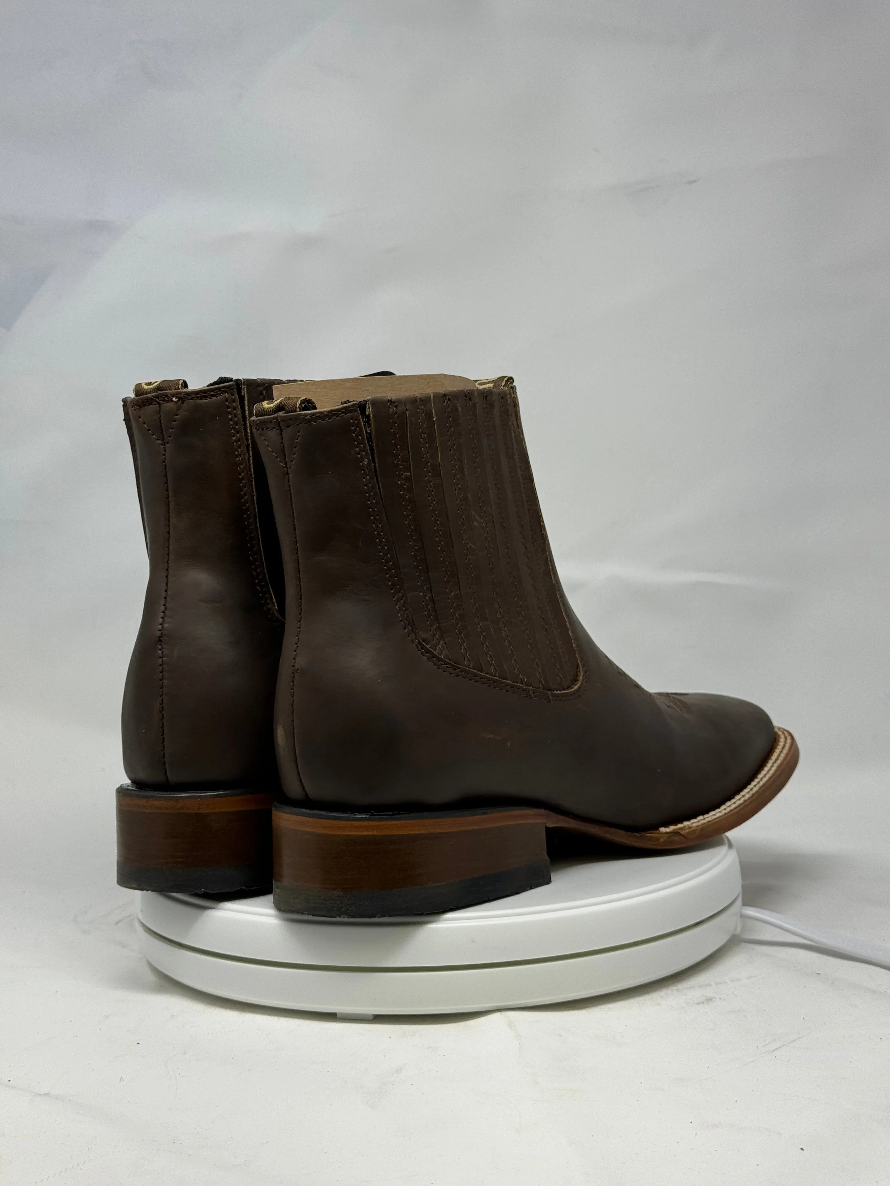 1000 | Crazy Horse Tan H-toe Chelsea Boots