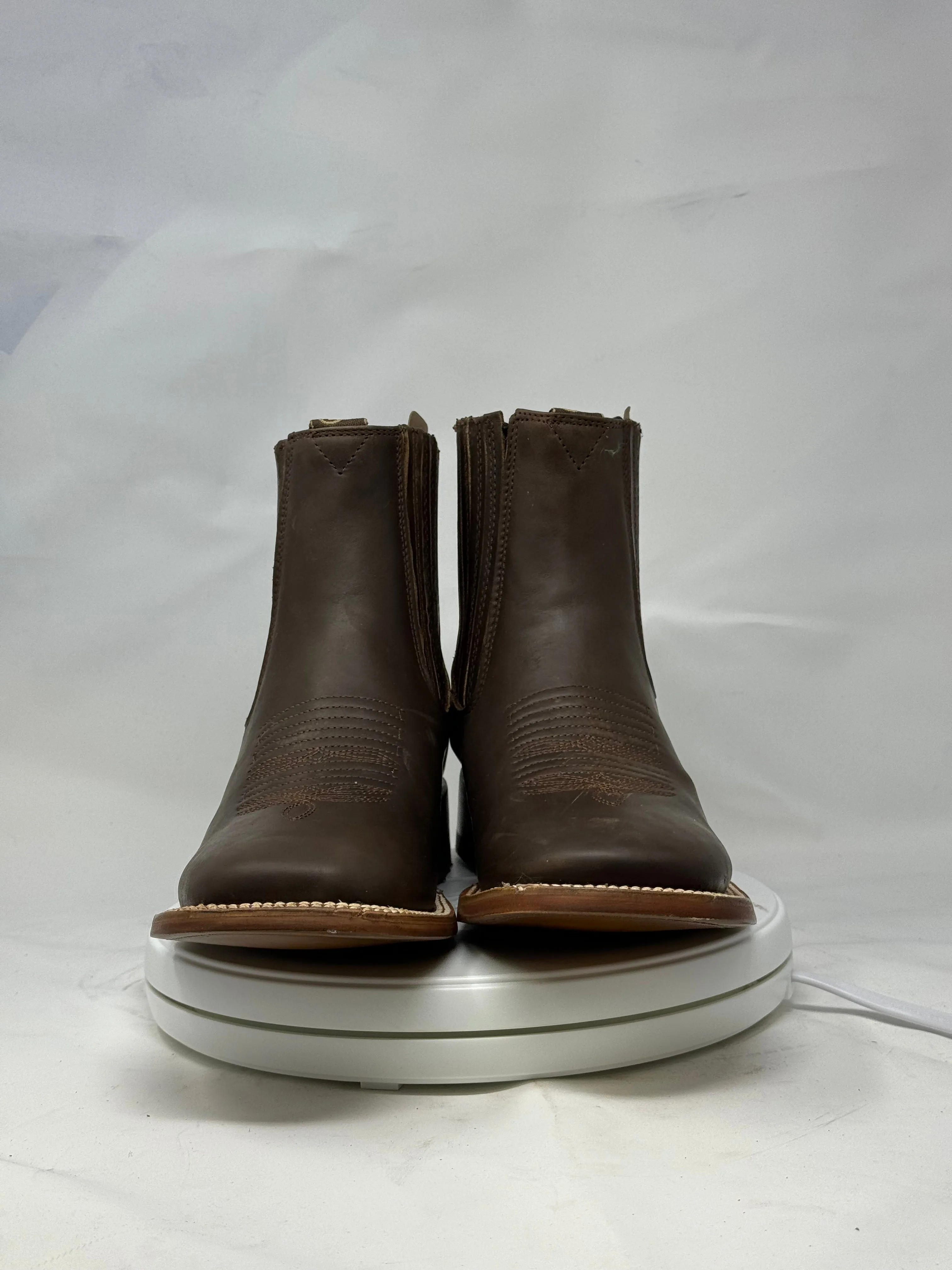 1000 | Crazy Horse Tan H-toe Chelsea Boots