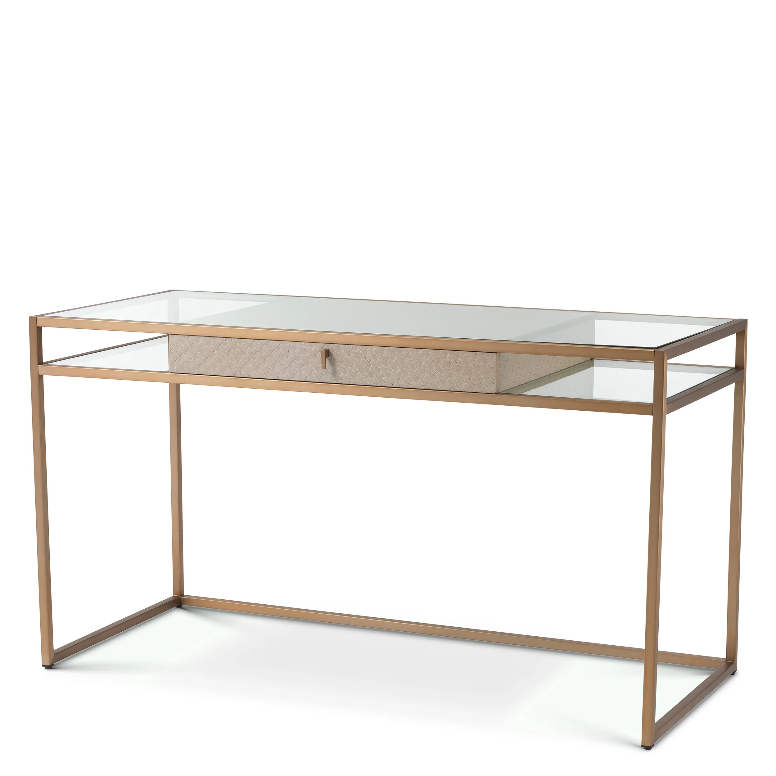 114780 - Desk Napa Valley woven washed oak veneer