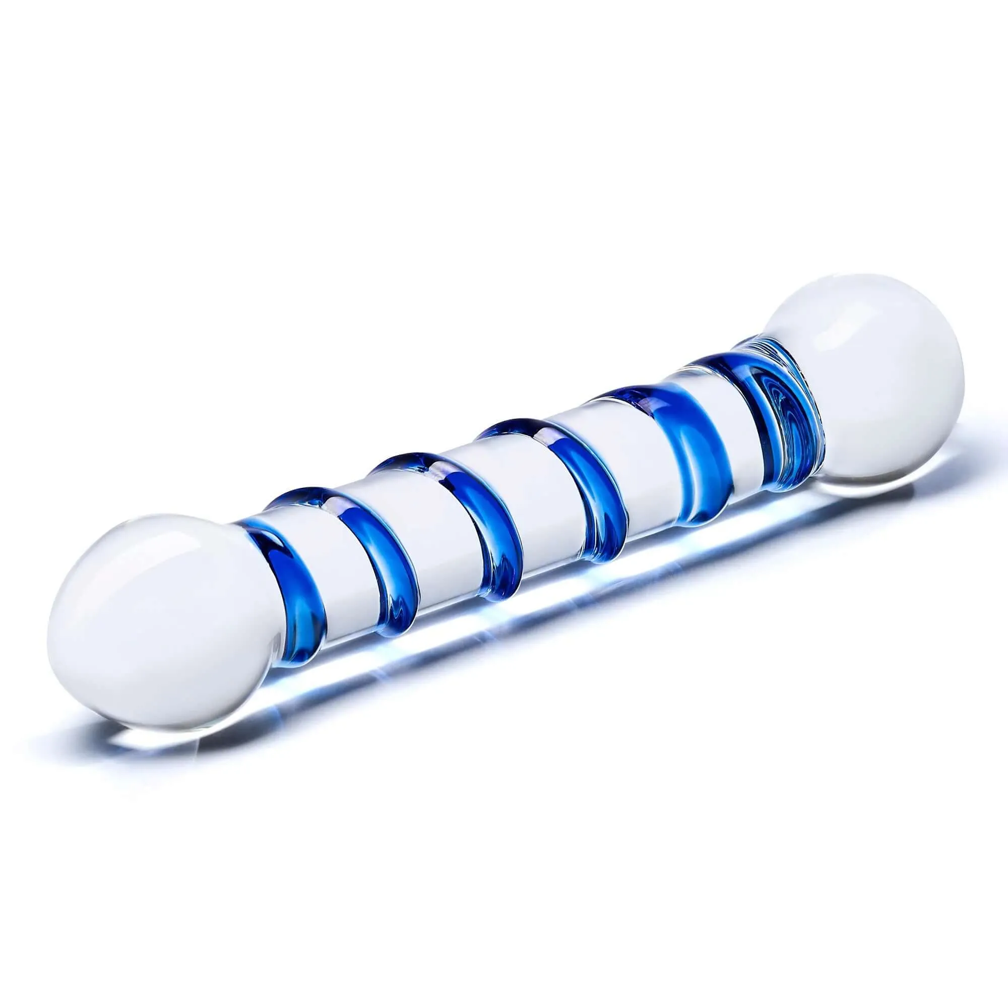 6.5 Inch Spiral Glass Dildo