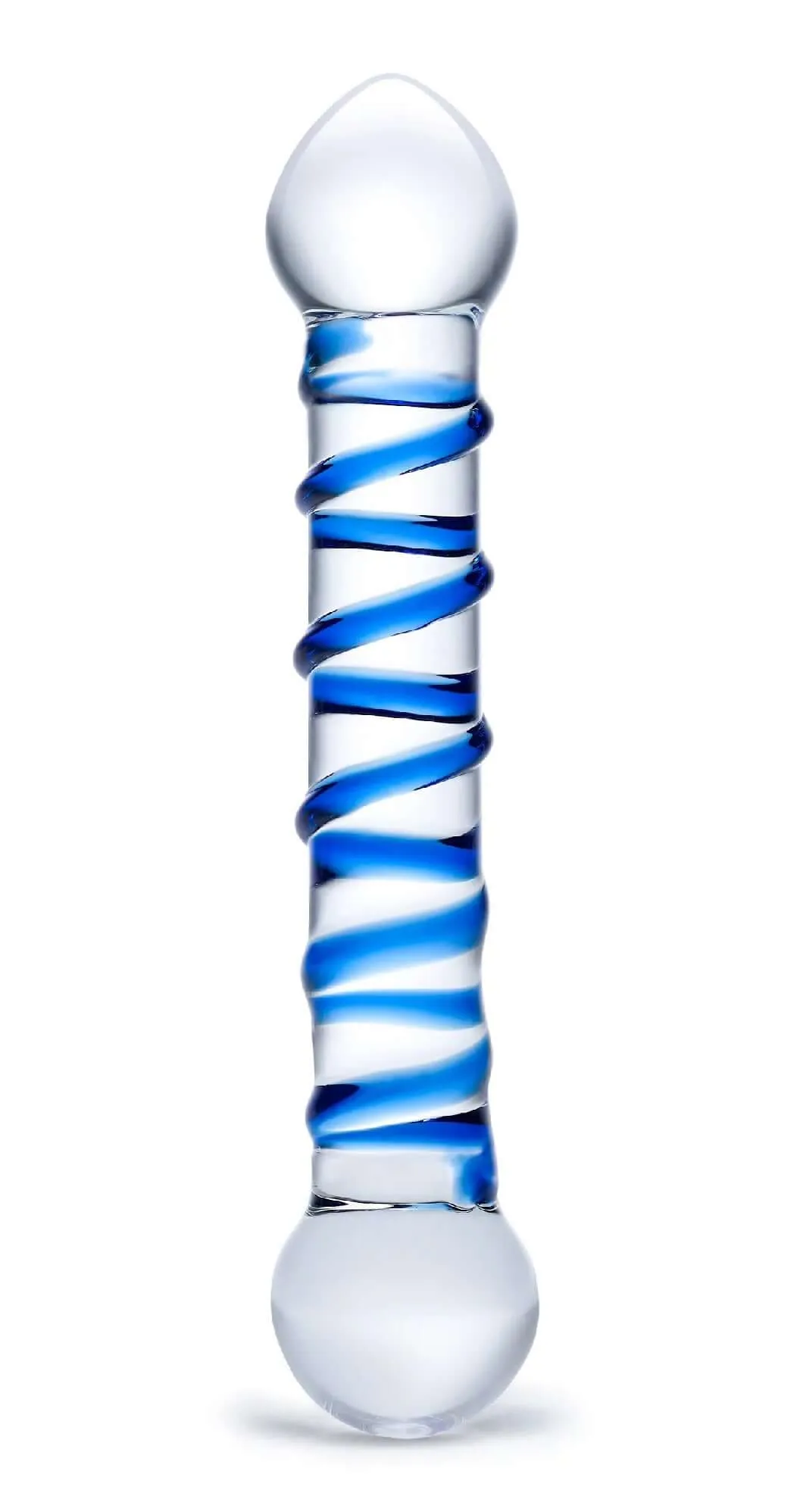 6.5 Inch Spiral Glass Dildo