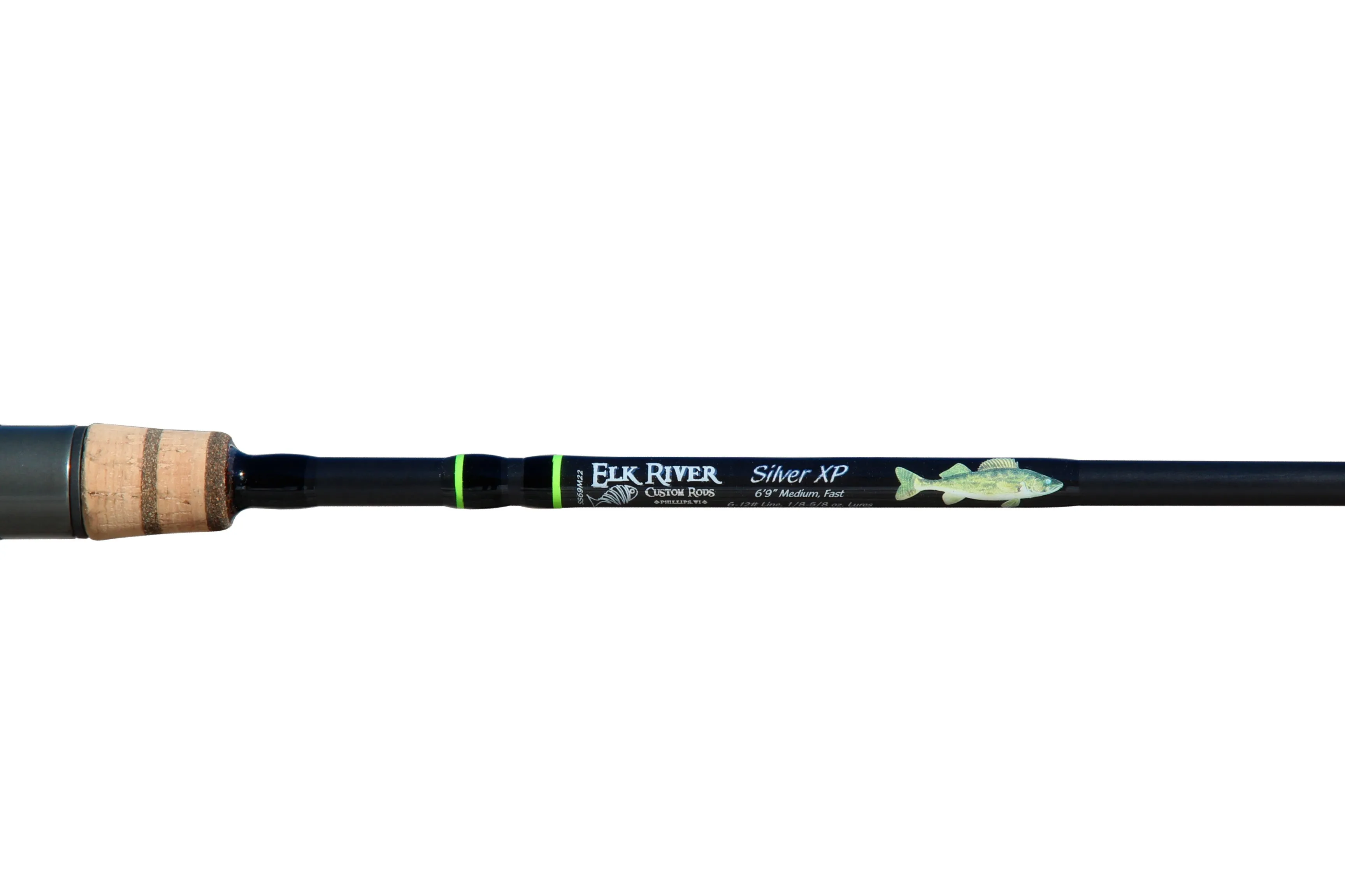 6'6'' Medium Walleye & Smallmouth Silver XP Spinning