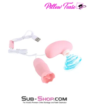 9979M      7 Function Suction and Vibration Bullet Dual Ended Pleaser