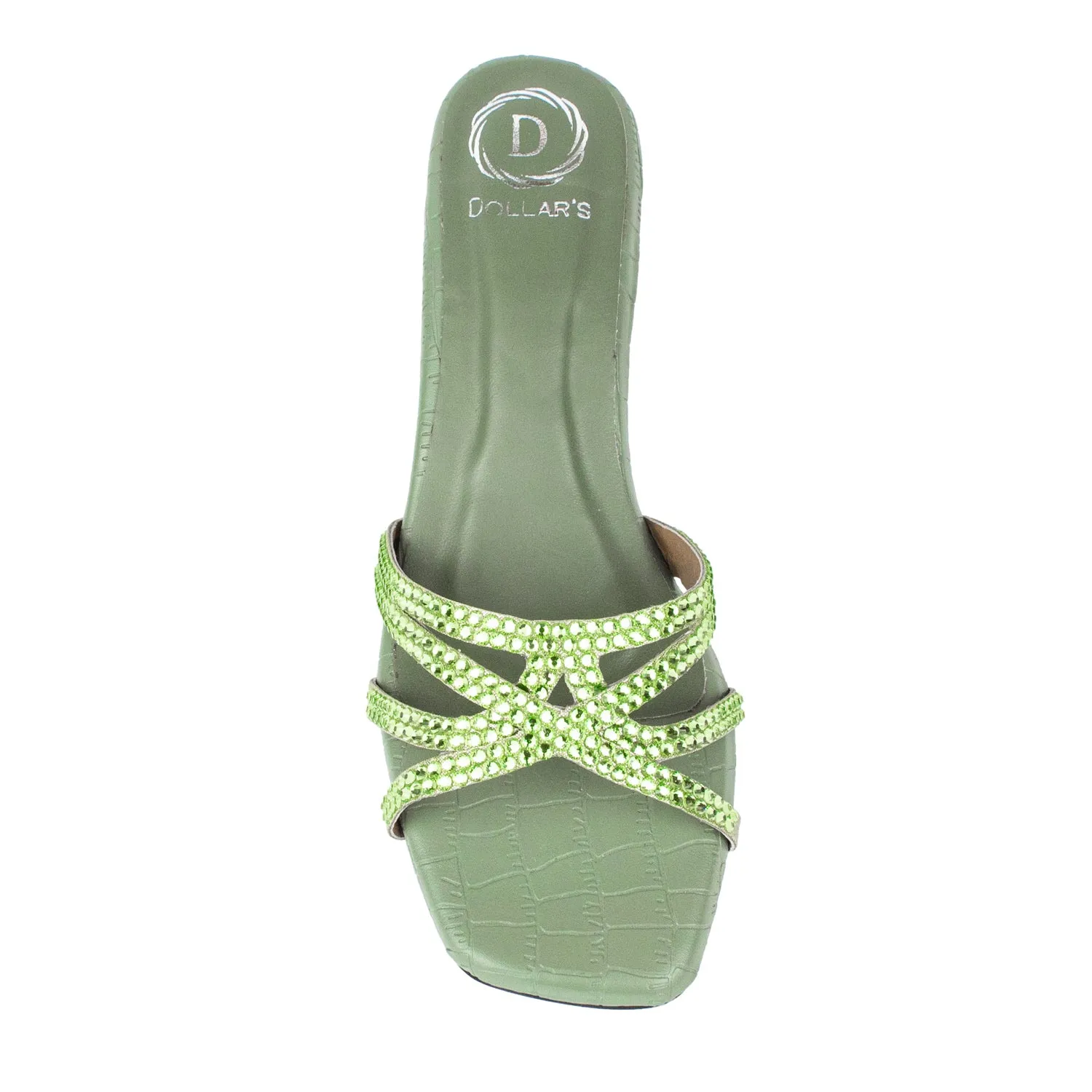 Ahlam Heels S243H - Olive Green