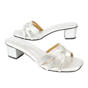 Ahlam Heels S243H - Silver
