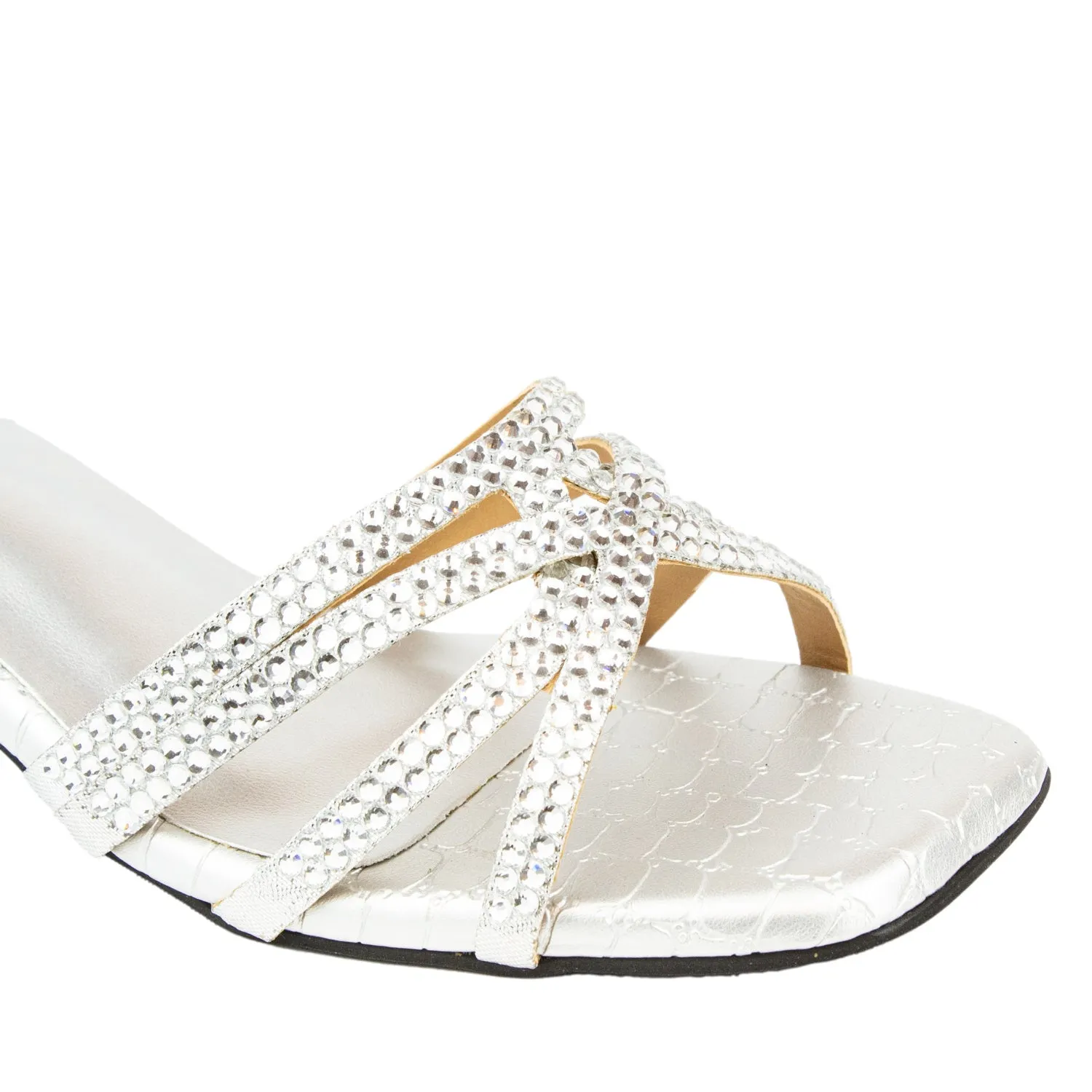 Ahlam Heels S243H - Silver