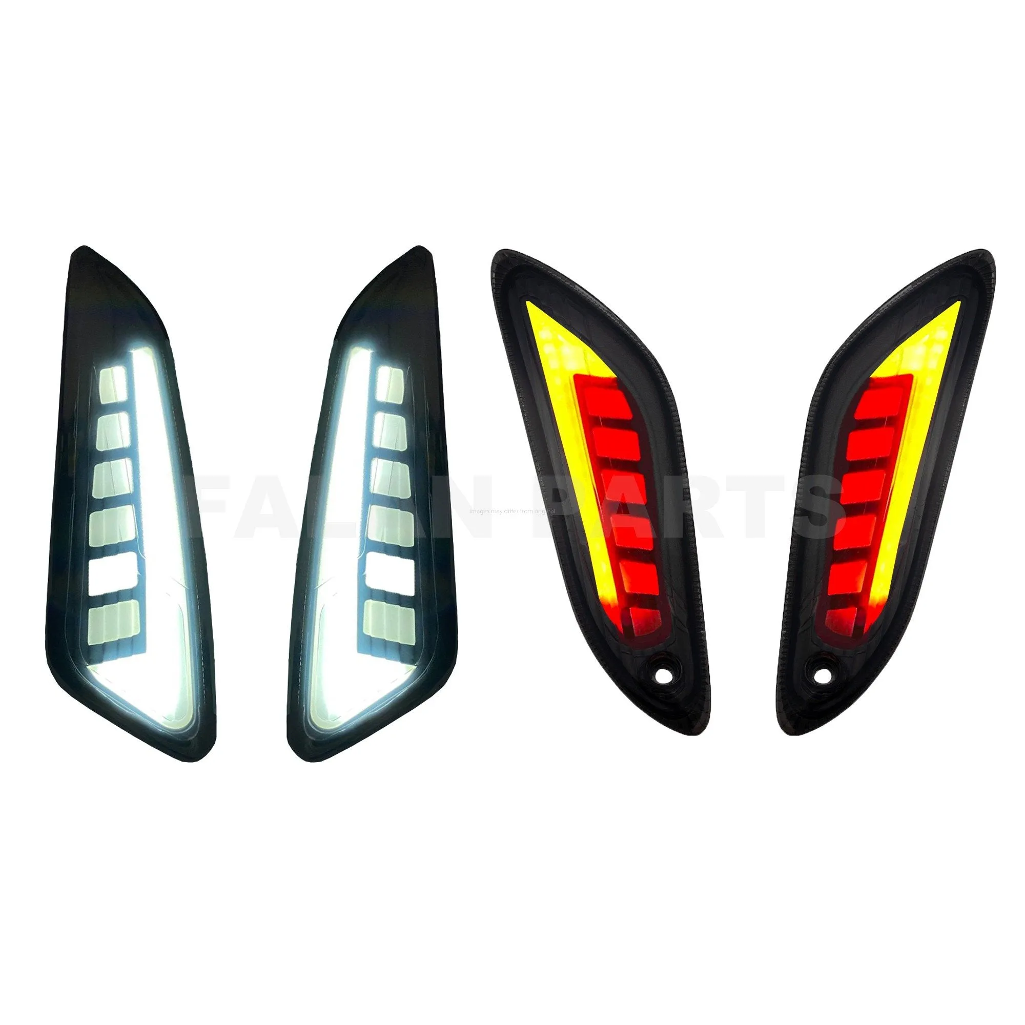 Aplus Turn Signals Front Indicator Smoked Flow | Vespa Primavera/ Sprint 50-150cc