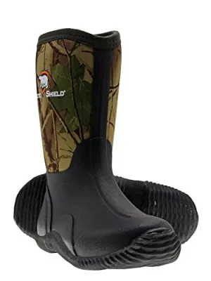 ArcticShield Kids Waterproof Durable Rubber Neoprene Outdoor Boots