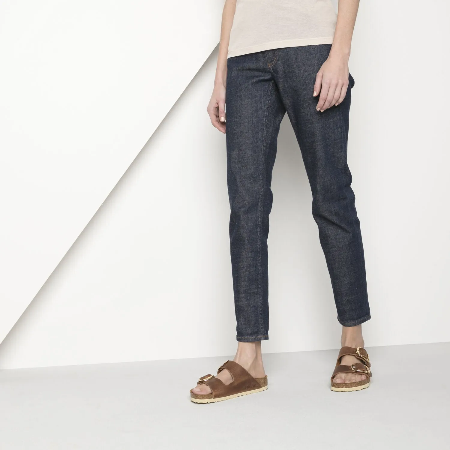 Arizona | Big Buckle | Oiled Leather | Cognac