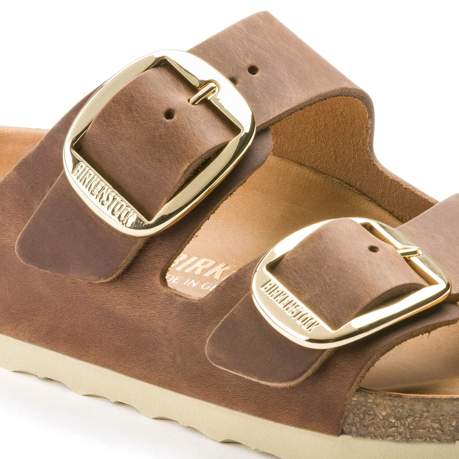 Arizona | Big Buckle | Oiled Leather | Cognac