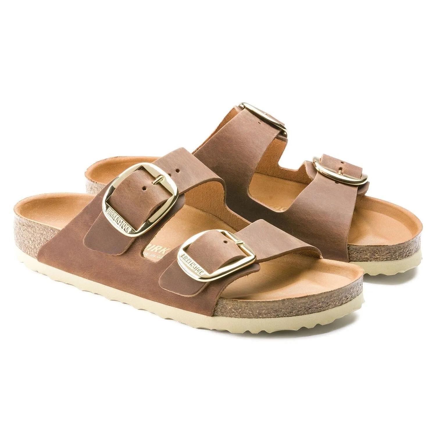 Arizona | Big Buckle | Oiled Leather | Cognac