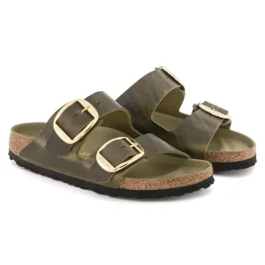 Arizona Big Buckle | Oiled Leather | Olive Green