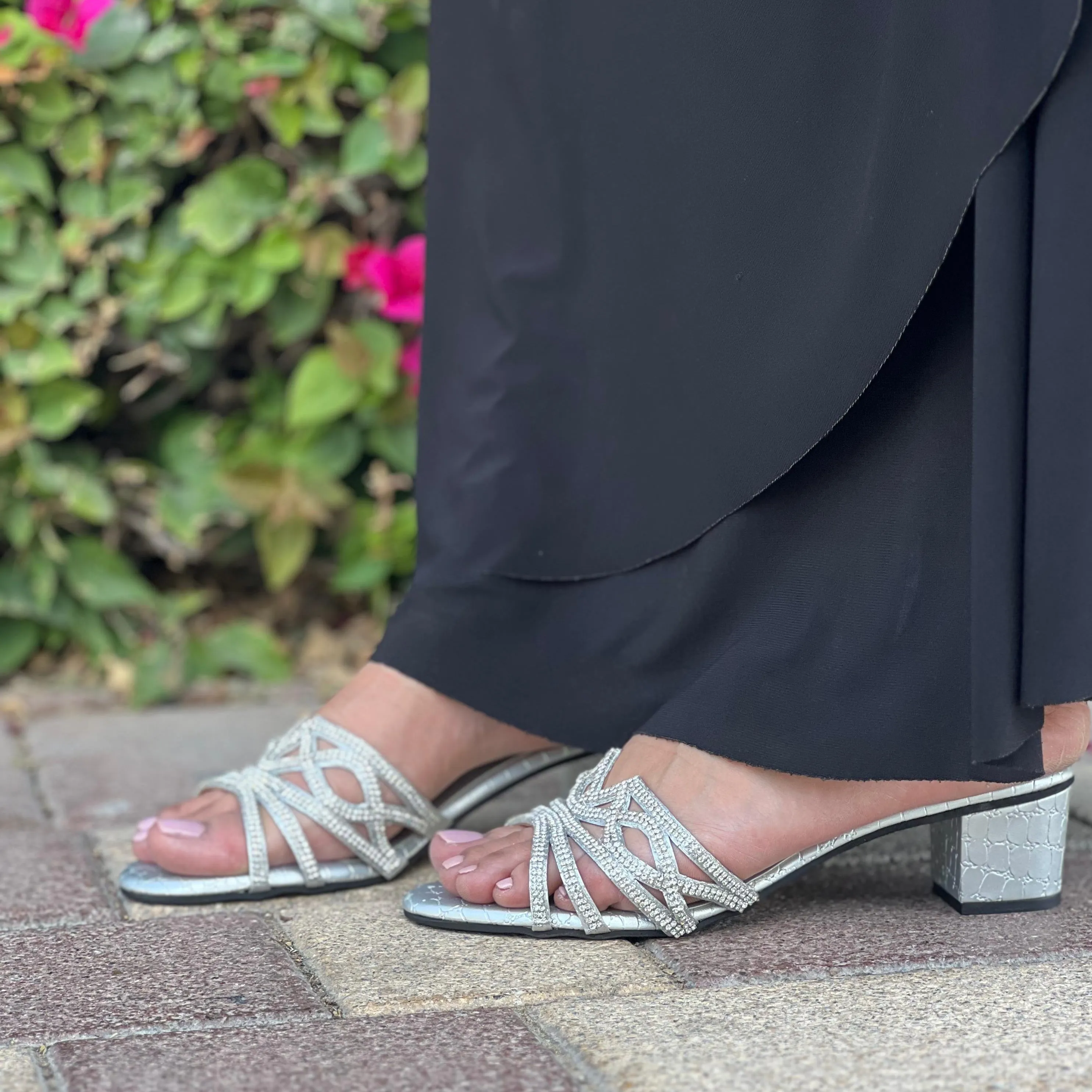 Arwa Heels S222H - Silver