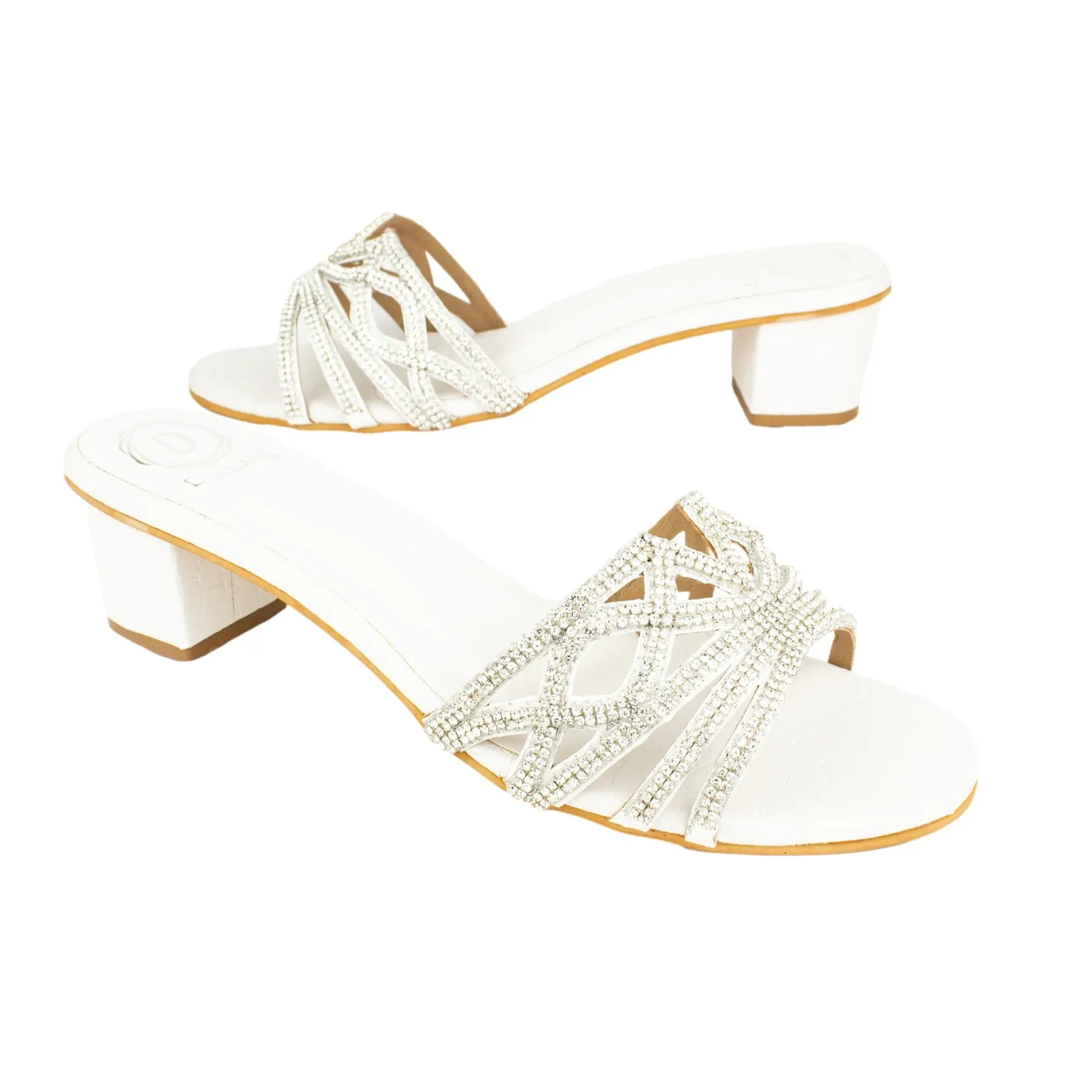 Arwa Heels S222H - White