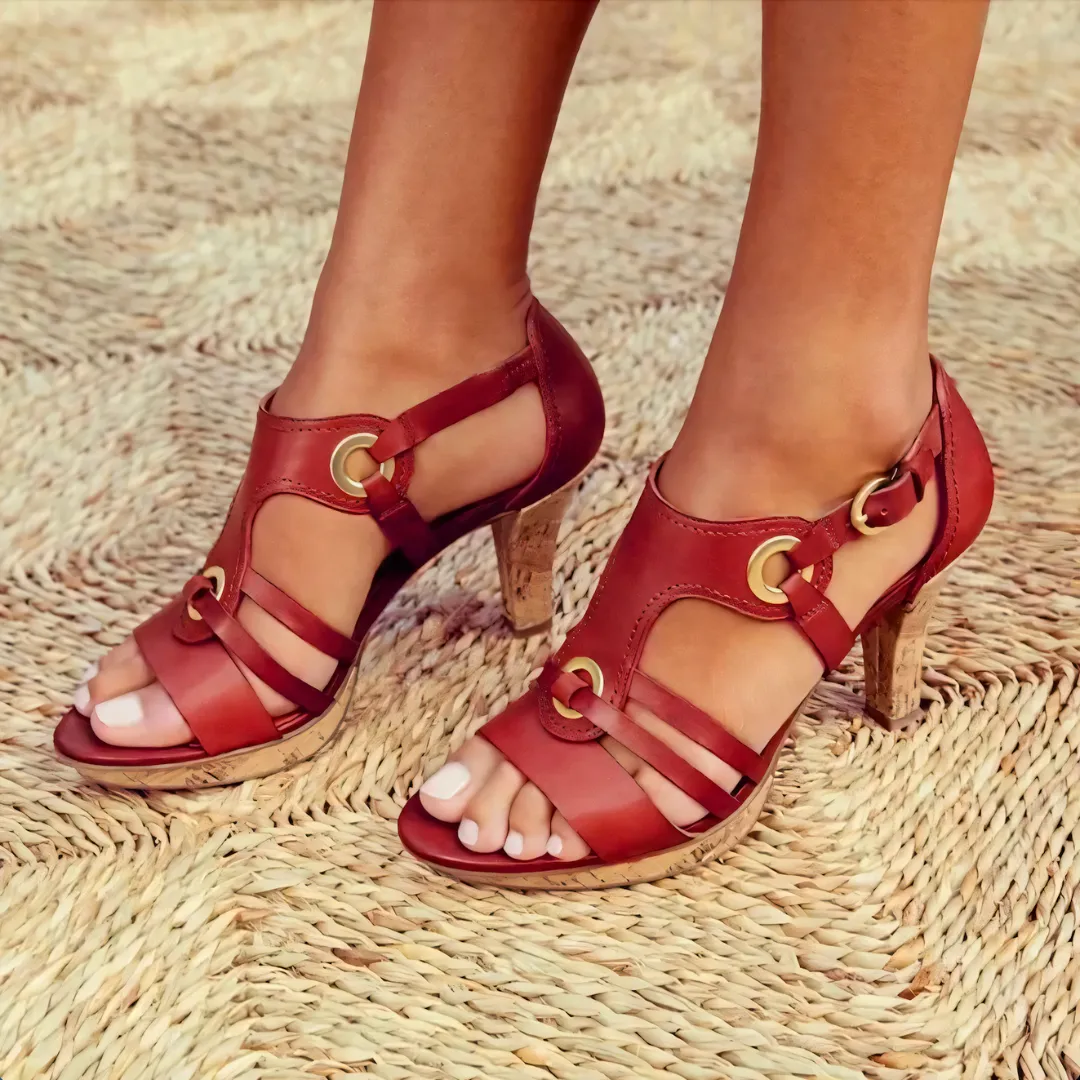Aurelia - Elegant Leather Stilettos