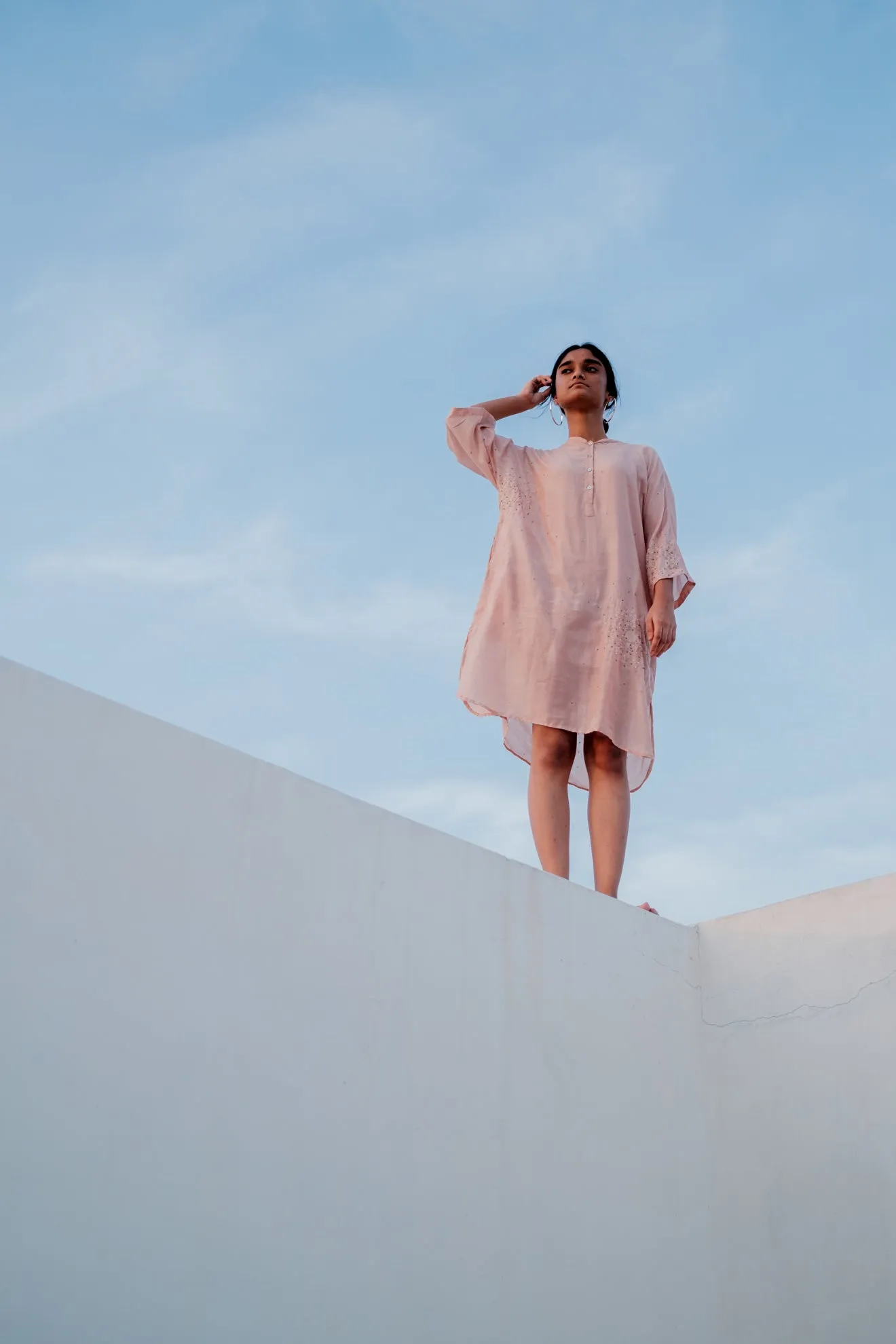 Baby Pink Hayal Dress