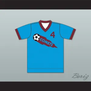 Baltimore Comets Light Blue Football Soccer Jersey