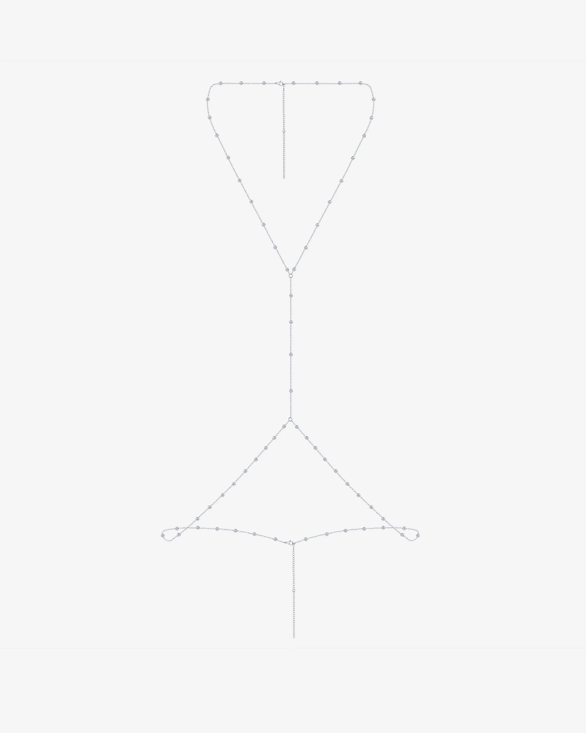 Beaded Layered Body Chain
