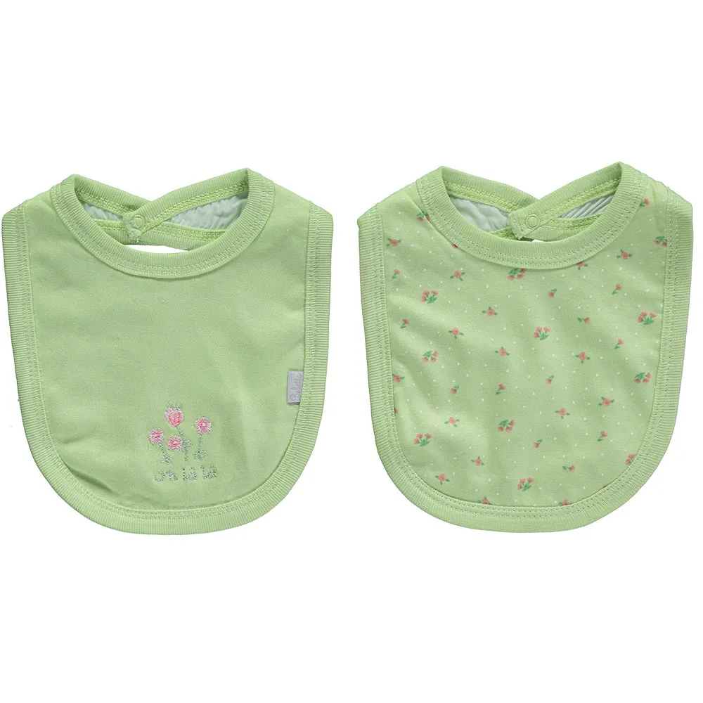 Bebetto Bibs Waterproof Back Green 2-Pack