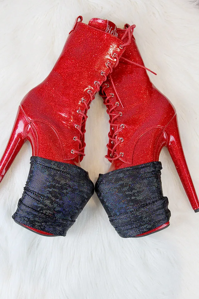 BLACK SPARKLE High Heel Shoe Protector