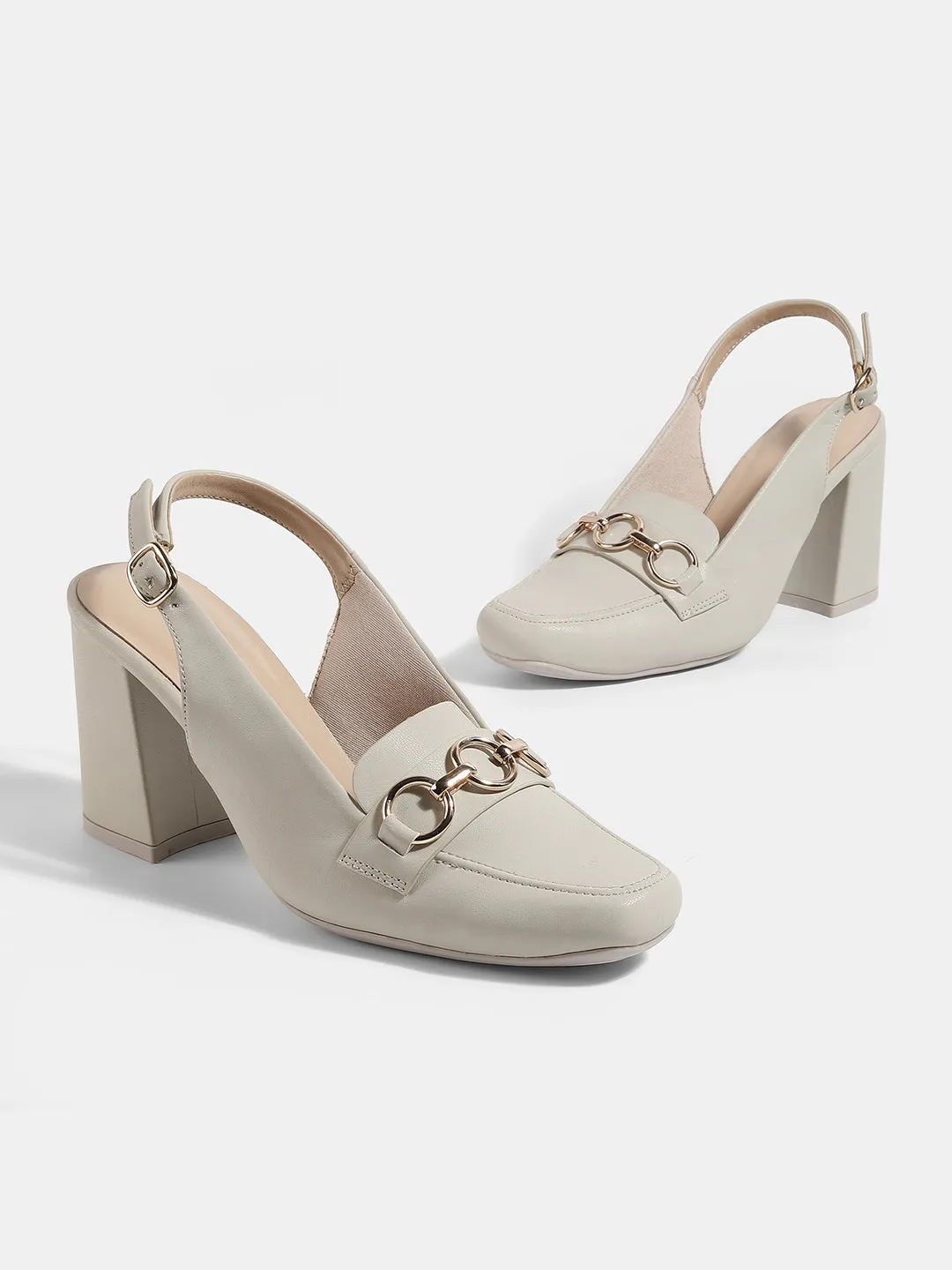 Block Heel Pumps
