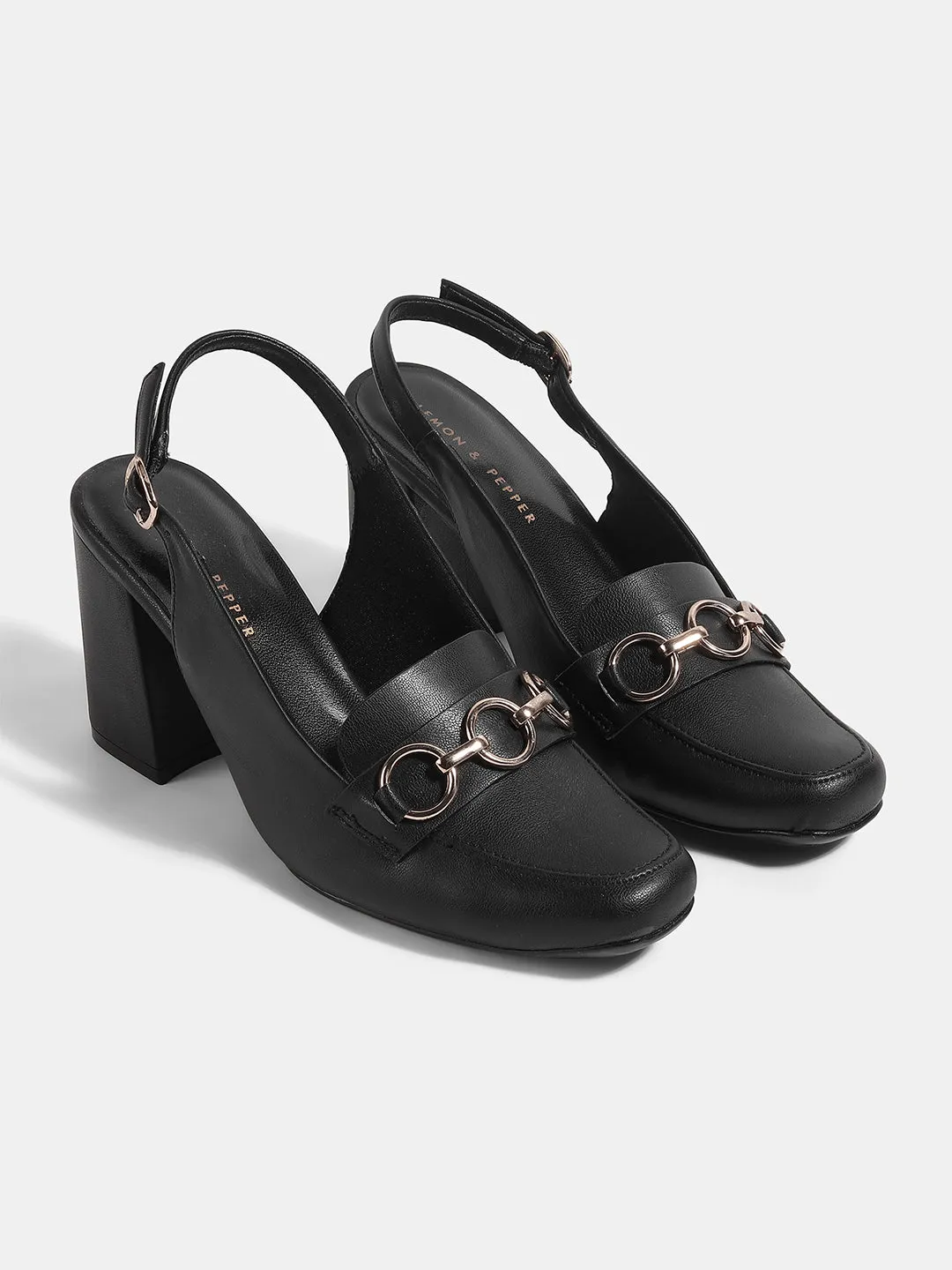 Block Heel Pumps