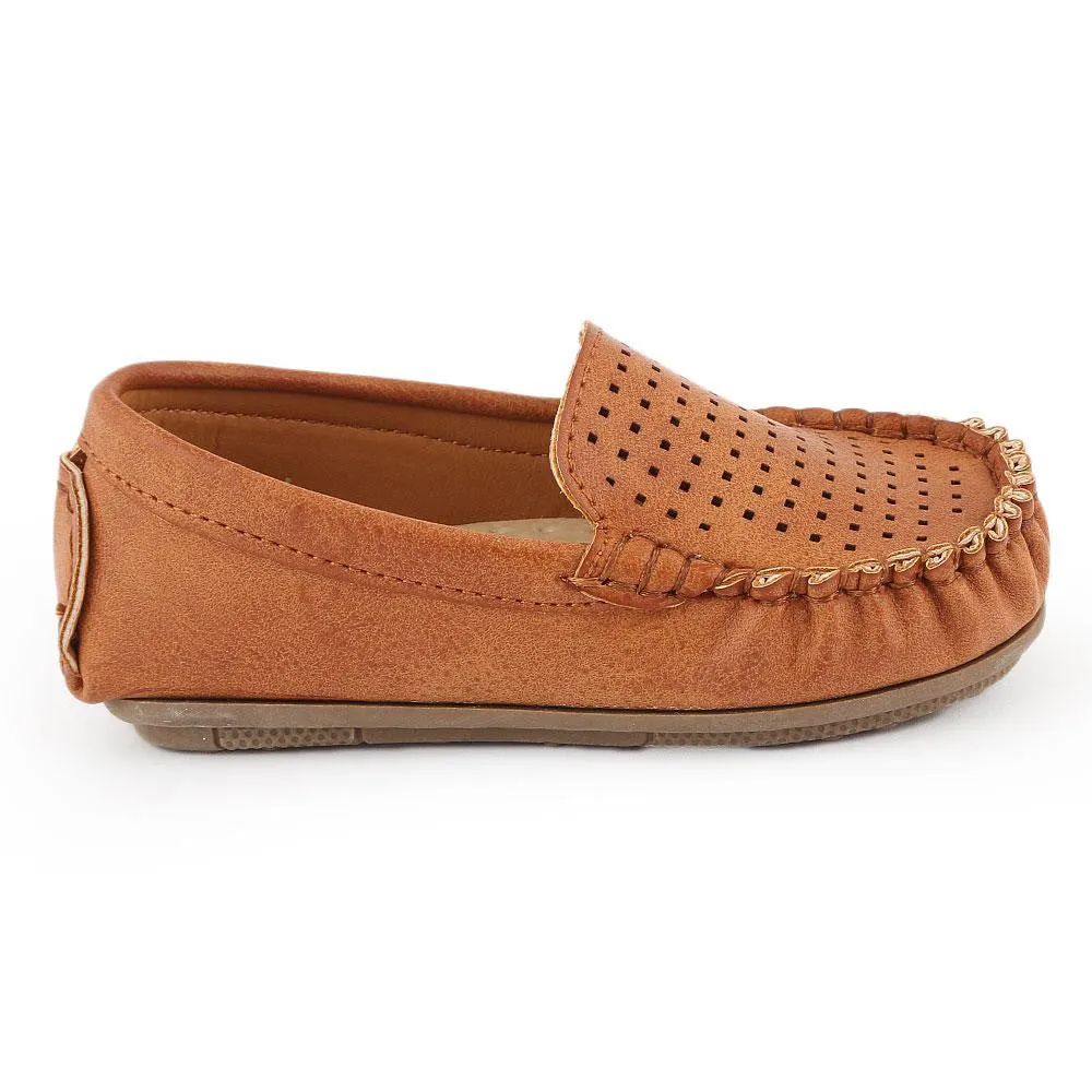 Boys Loafer (1231-1) - Camel