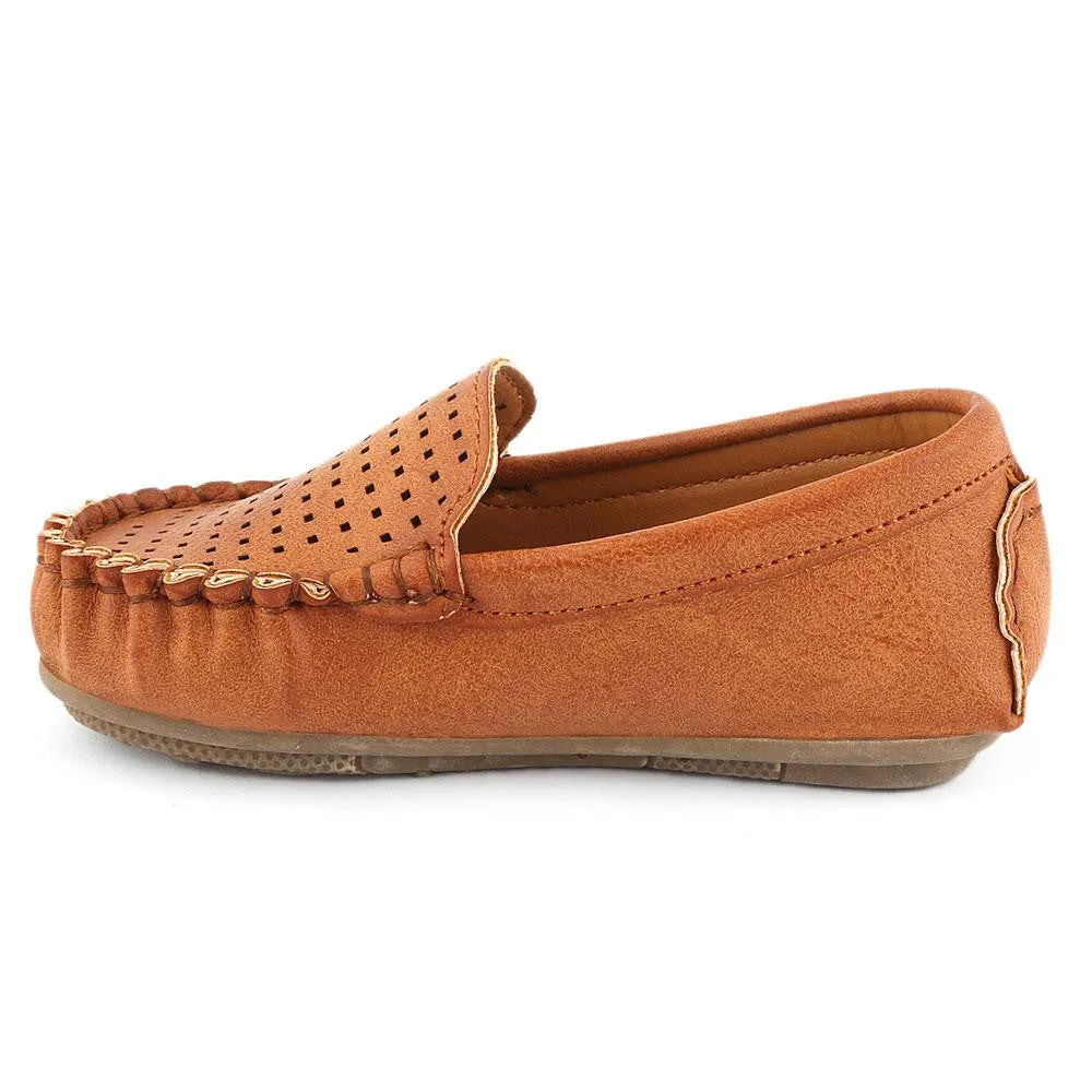 Boys Loafer (1231-1) - Camel