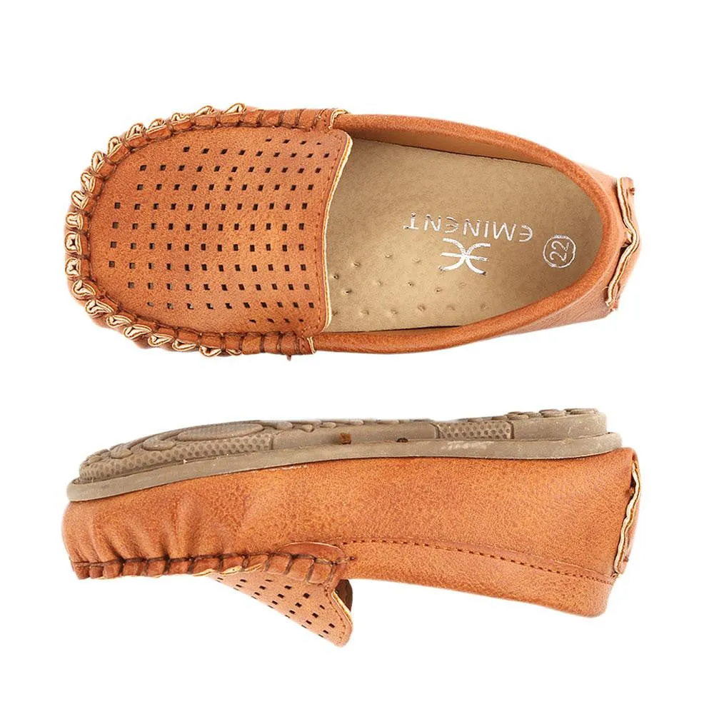 Boys Loafer (1231-1) - Camel