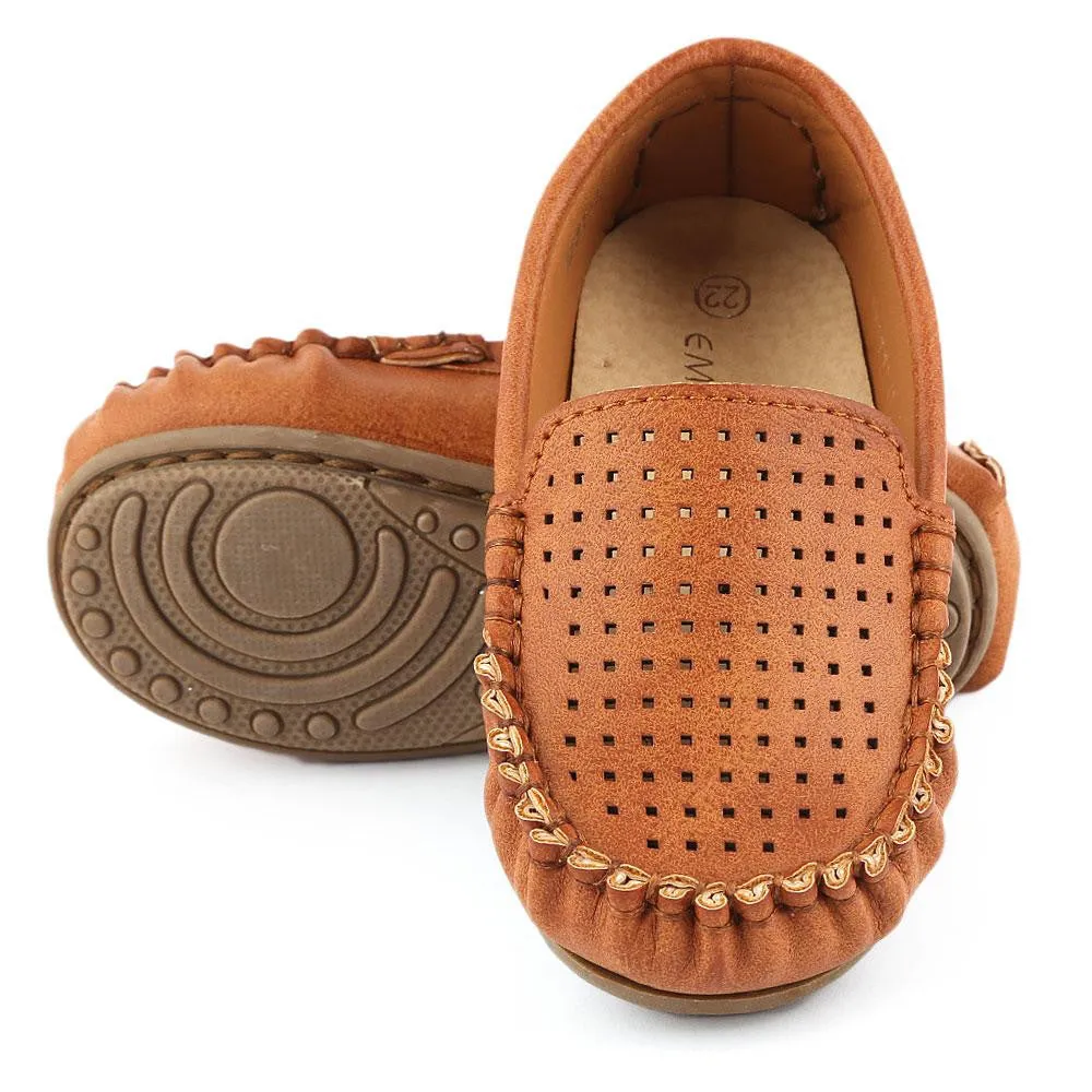 Boys Loafer (1231-1) - Camel