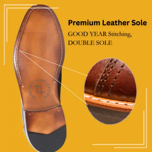 BRADLEY Premium Chelsea Boots, crafted in Hand Patina Leather