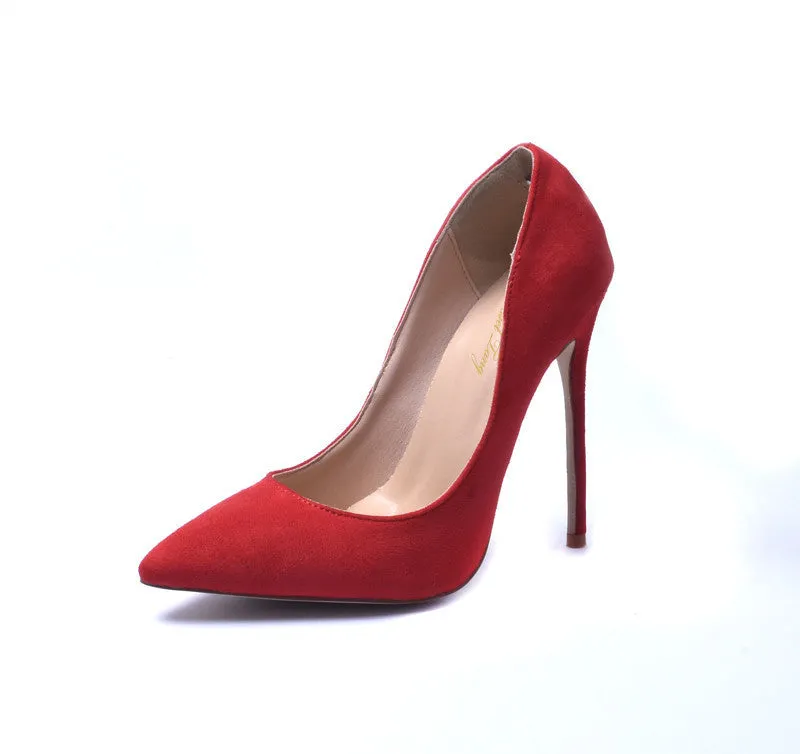Brand Shoes Woman High Heels Pumps Red High Heels 12CM Women Shoes High Heels Wedding Shoes Pumps Black Nude Shoes Heels