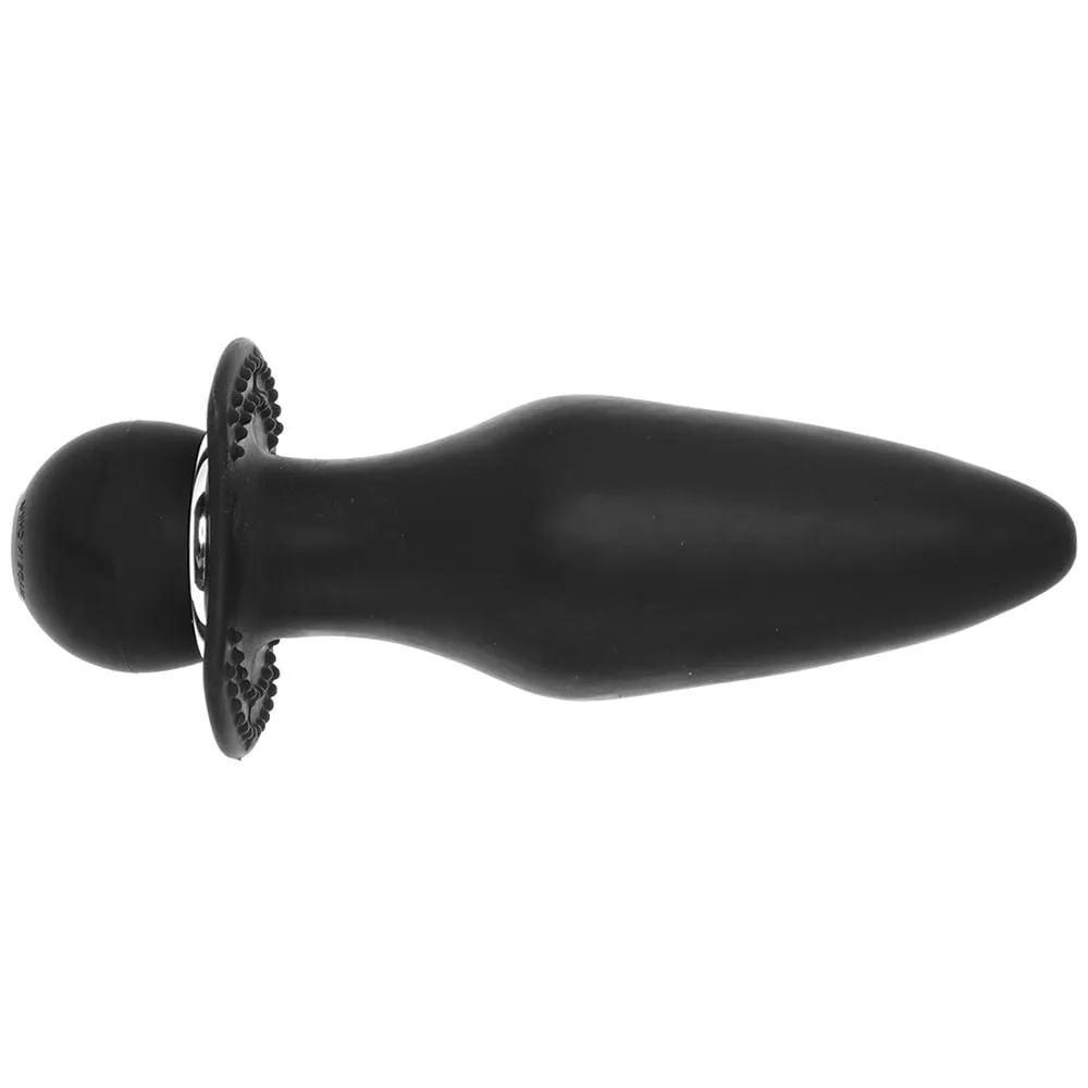 Calexotics Vibrating Silicone Booty Rider Vibe in Black