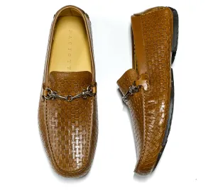Cesare Paciotti Men's Marrone Leather Moccasin 57003PE0