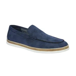 Charles Southwell St Ives Men's Slip On Moccasin Loafer Navy