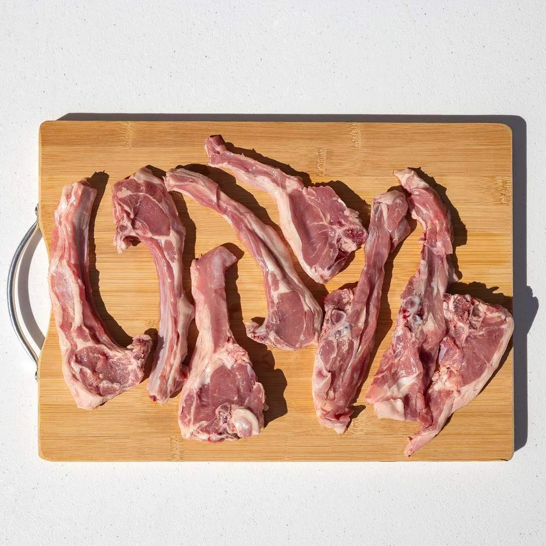 Chuletas mix: palo, riñonada y pierna cordero Eco 1 Kg