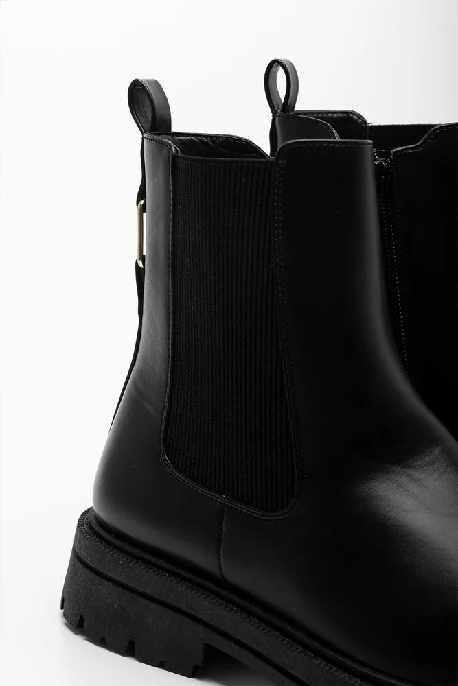 Chunky Chelsea Boot Black