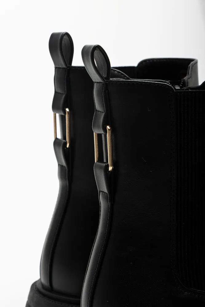 Chunky Chelsea Boot Black