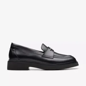 Clarks Women's Splend Edge Black Leather 26179541