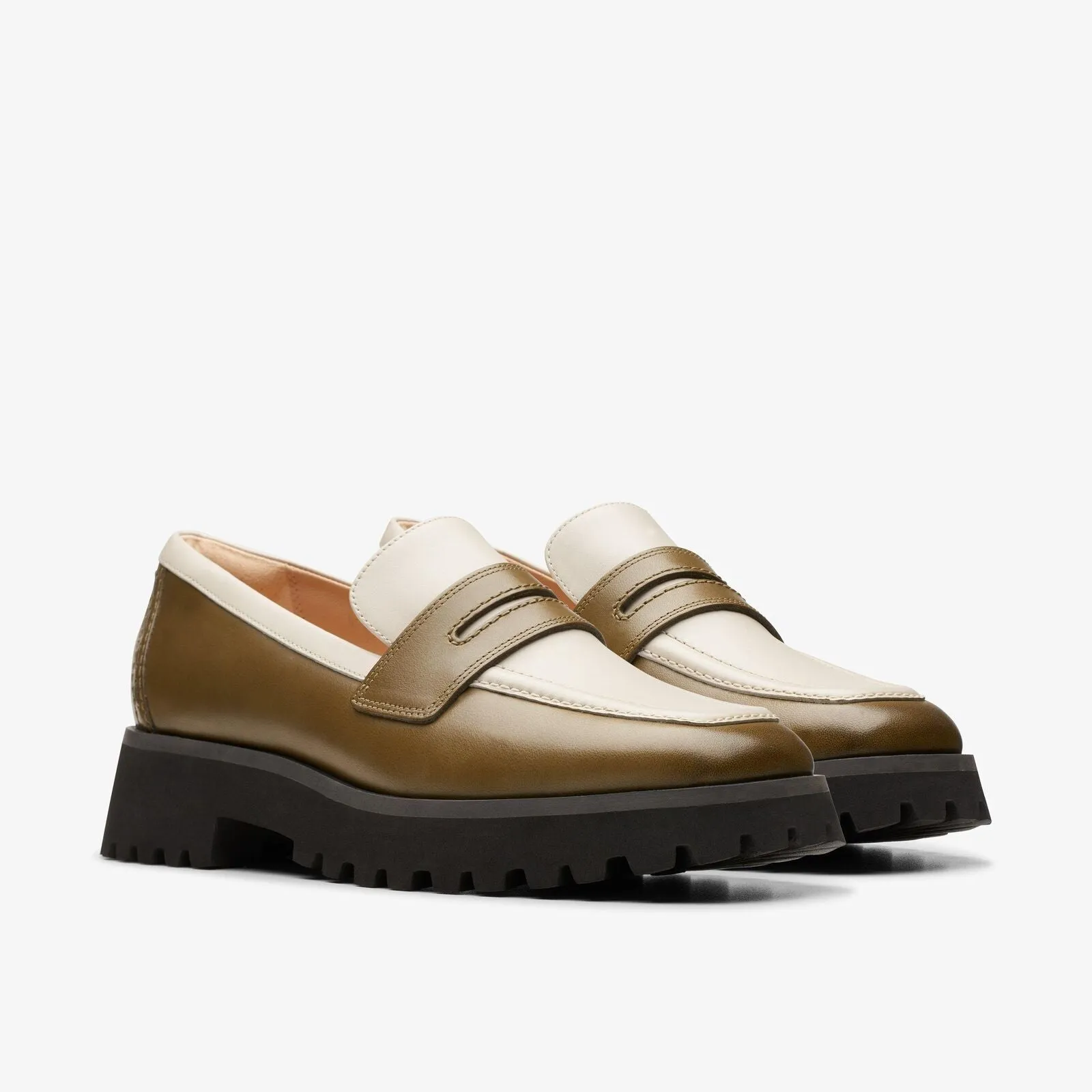 Clarks Women's Stayso Edge Olive Combi 26176514