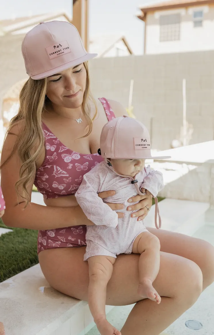 Classic Waterproof Snapback - Blush