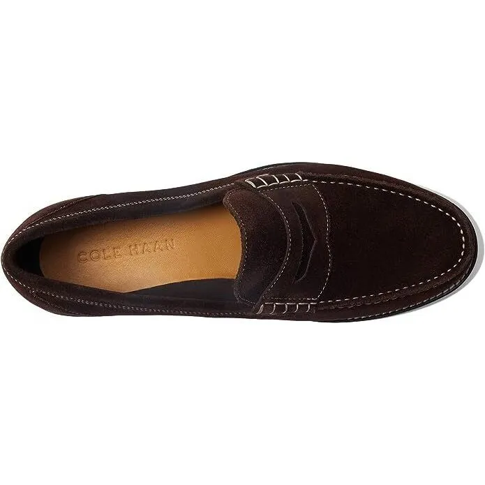 Cole Haan Mens Pinch Grand Casual Penny Loafer Brown Suede C37105