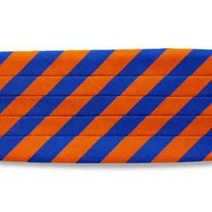 Collegiate Blue and Orange - Cummerbunds